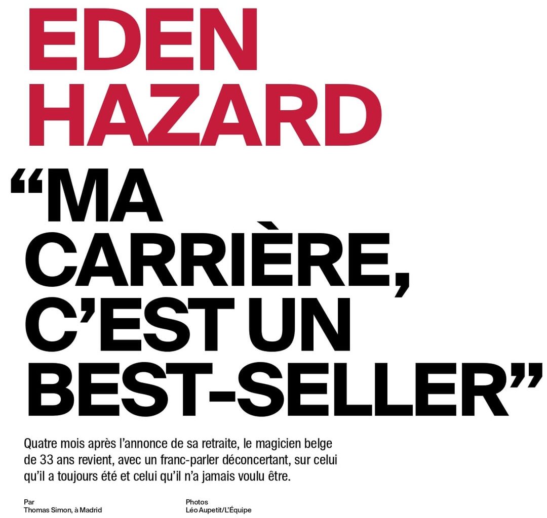 Eden Hazard's full interview with France Football (2024-02-03)