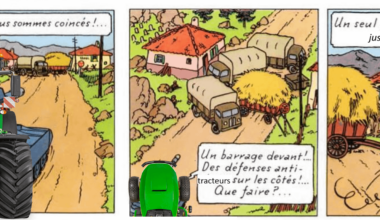 Le barrage contre les agriculteurs