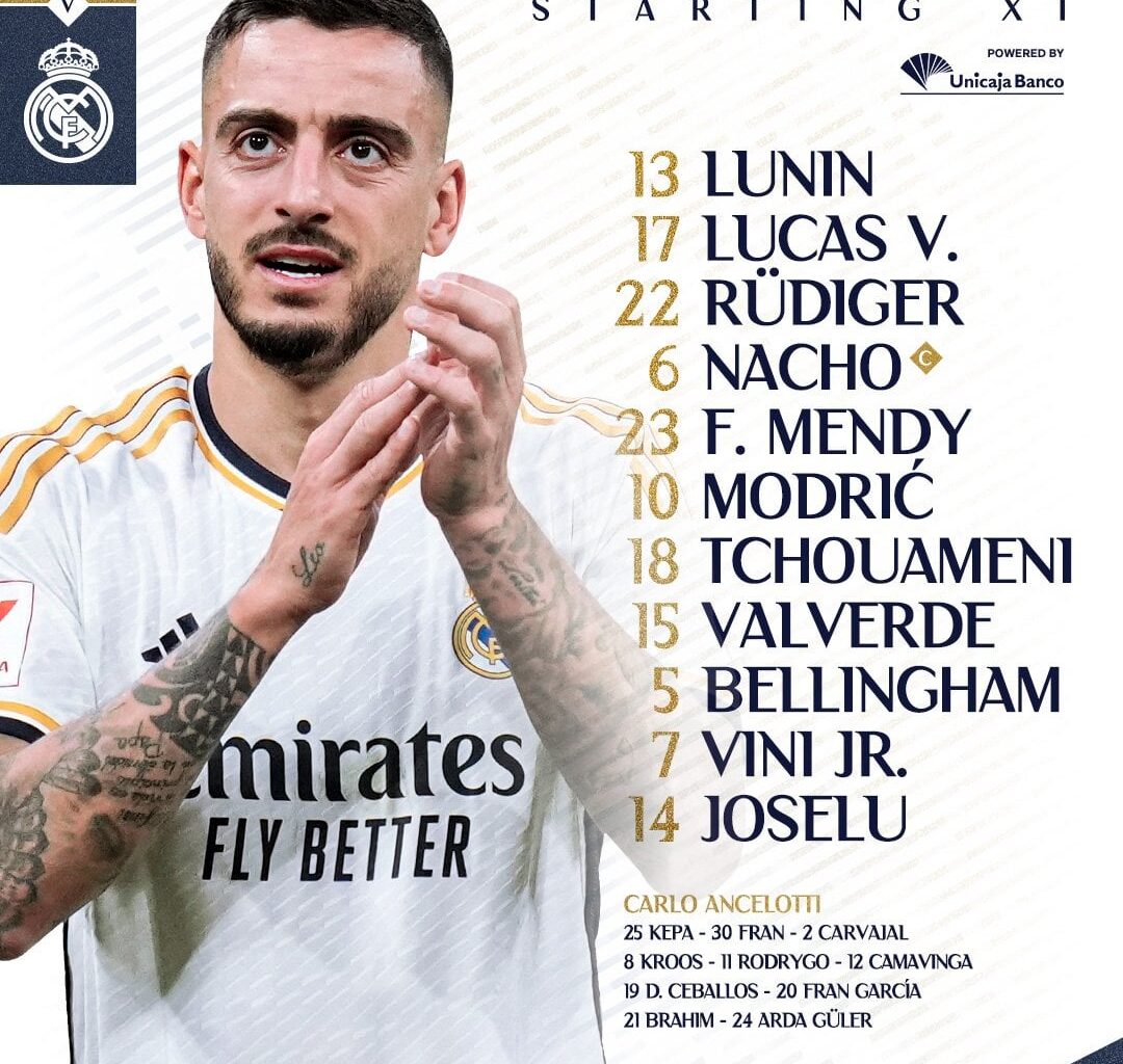 Starting XI @ Getafe