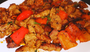 Stir Fried Pork and Red Peppers