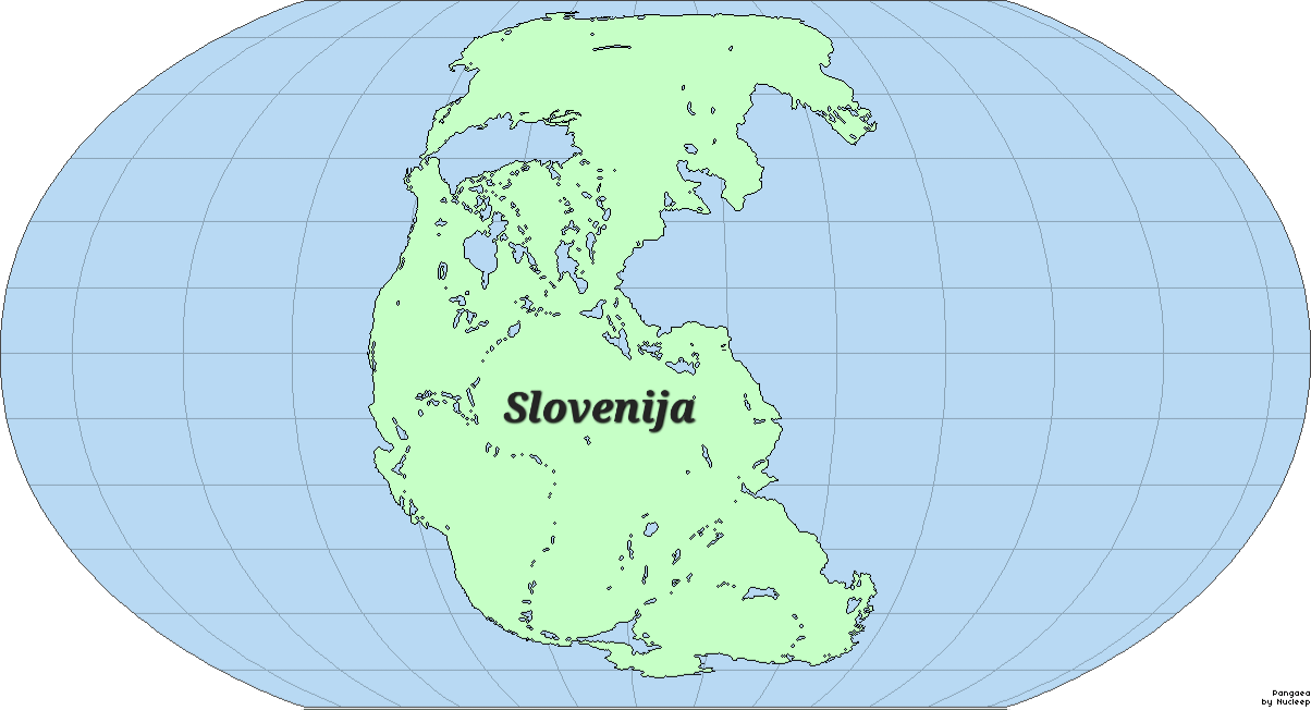 Najbolj gorglasovana objava iz r/Slovenia, 300milijonov let nazaj