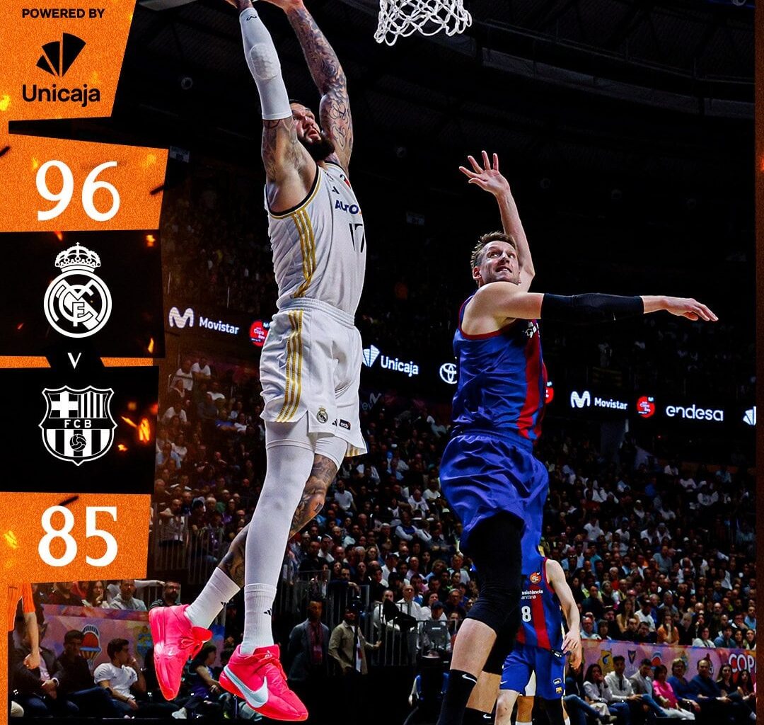 [Basket] CAMPEONES! 2°nd title of the season after the Supercup, we win the Copa del Rey beating Barcelona 96-85 in the final!