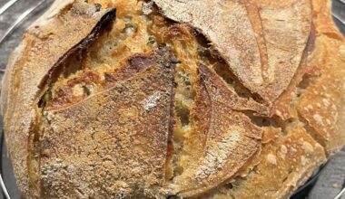 Pain levain aux olives