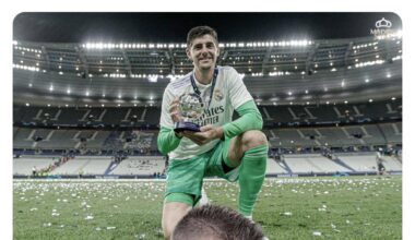 Lunin matches Courtois record for most saves in one match with Real Madrid in the Champions League