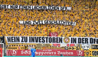 „Gibt nur zwei Geschlechter“: Fans von Dynamo Dresden kontern DFB-Urteil
