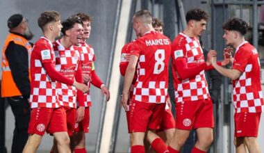 Mainz 05 sorgt in der Youth League für die nächste Sensation: Nach einem 2:1-Sieg gegen Manchester City steht man im Viertelfinale