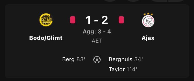 Ajax commits armed Arctic robbery and eliminates a devastated Bodø/Glimt in utter sh*tshow: 1-2