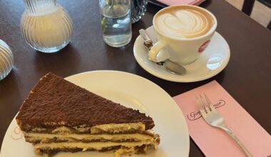 Cappucino and Tiramisu