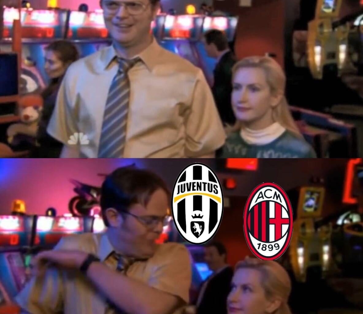 Realizing ACMilan is only 1 point below us