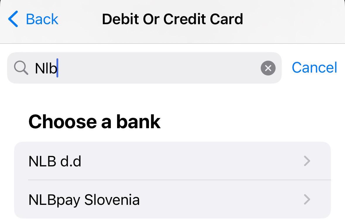 NLB koncno tudi na Apple Pay