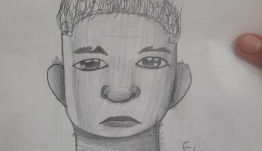 My sketch of Vinícius Júnior