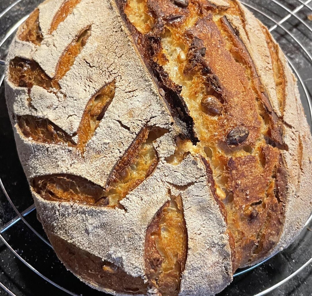 Pain au levain au graine
