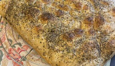 Focaccia au levain