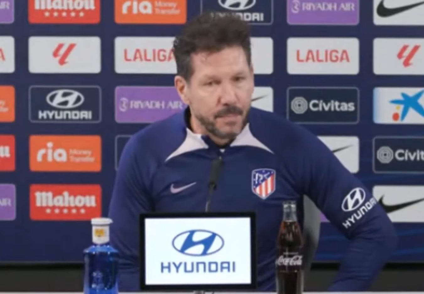 Diego Simeone on his admiration for Florentino Perez