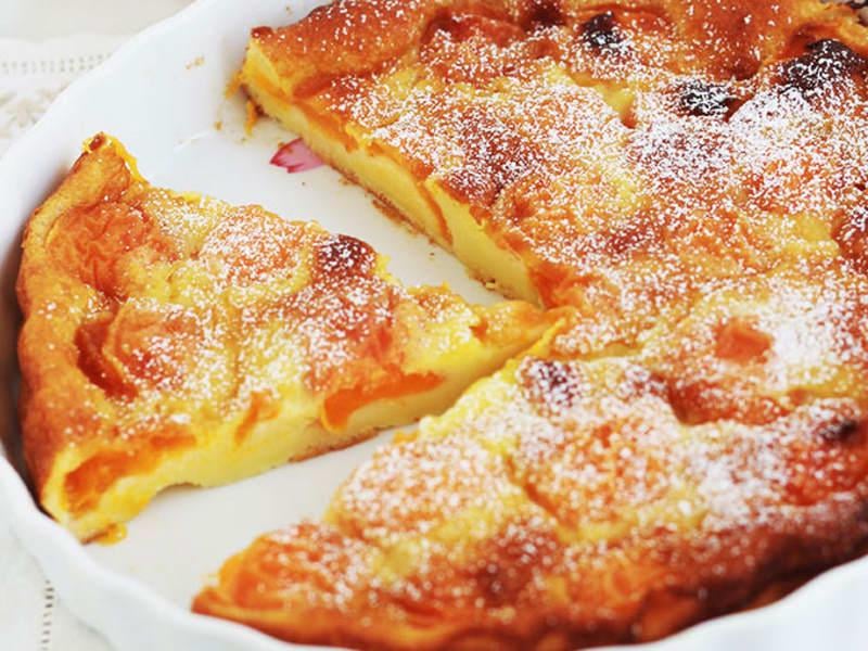 Clafoutis moelleux aux abricots