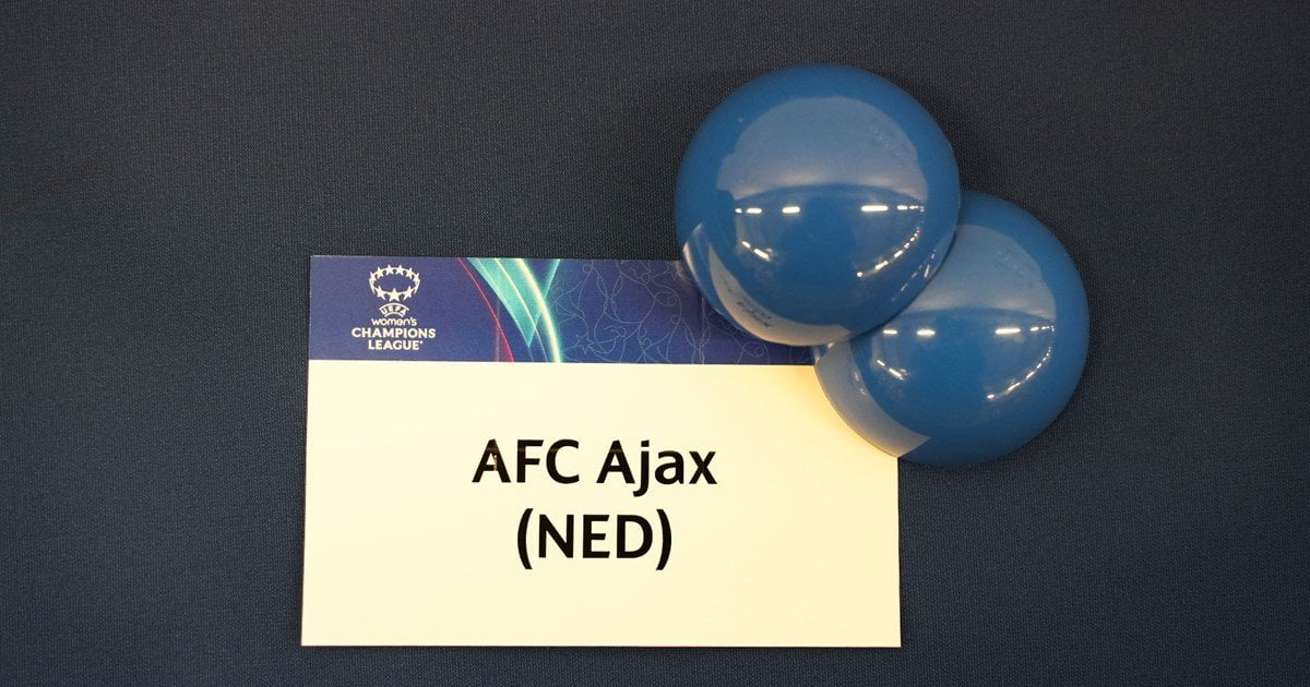 Ajax to face Chelsea in UEFA Women's Champions League quarter-finals.