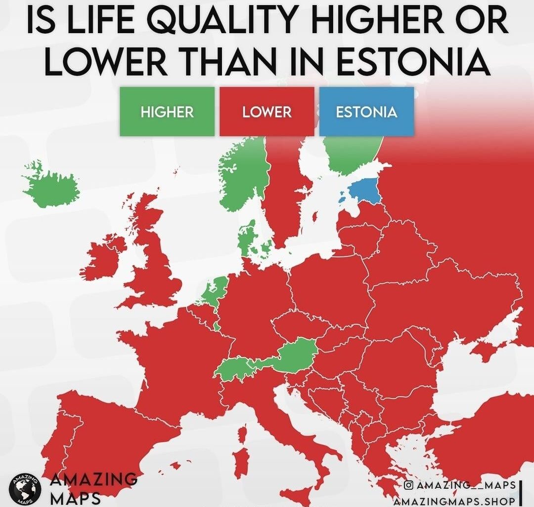 Elukvaliteet vs. Eesti