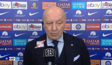 [Mari] Giuseppe Marotta words before Inter-Napoli: “The renewal of Lautaro? We will certainly reach the conclusion before the end of the season. We slowed down only because we focused on commitments but the relationship with him and his agent is splendid. We only see a world where Lautaro extends.”