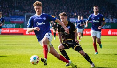 [2. Bundesliga] Holstein wackelt am Ende: Kiel rettet den Dreier gegen den KSC