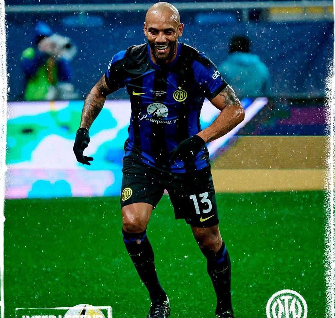 Photos from Inter legends vs. Georgia friendly 🖤💙