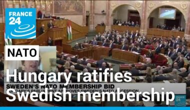 Last holdout Hungary ratifies Swedish NATO bid • FRANCE 24 English