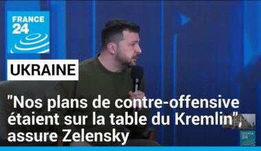 Zelensky affirme que le Kremlin avait mis la main sur les plans de la contre-offensive ukrainienne