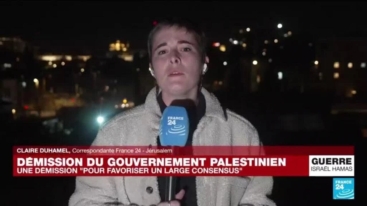 Mahmoud Abbas accepte la démission du gouvernement palestinien • FRANCE 24