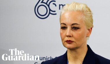 'Putin must bear responsibility': Navalny's wife reacts to news of her husband's death