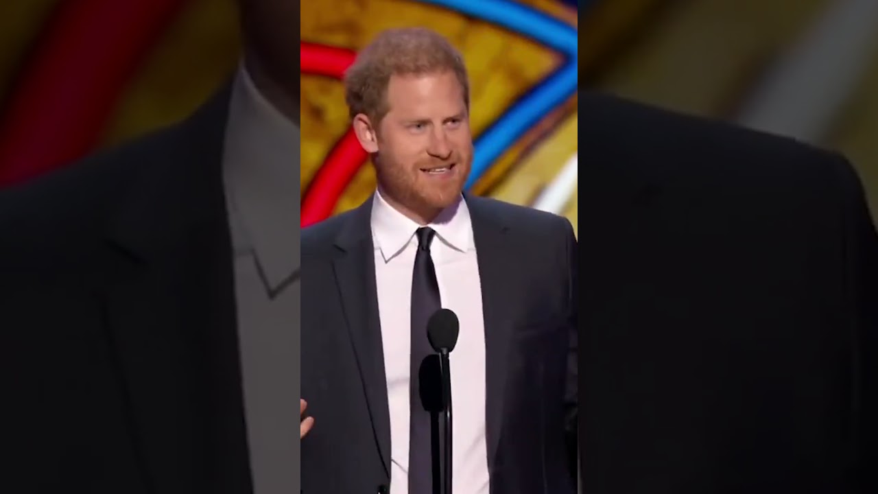 The Duke of Sussex makes a surprise appearance at an NFL award ceremony in Las Vegas