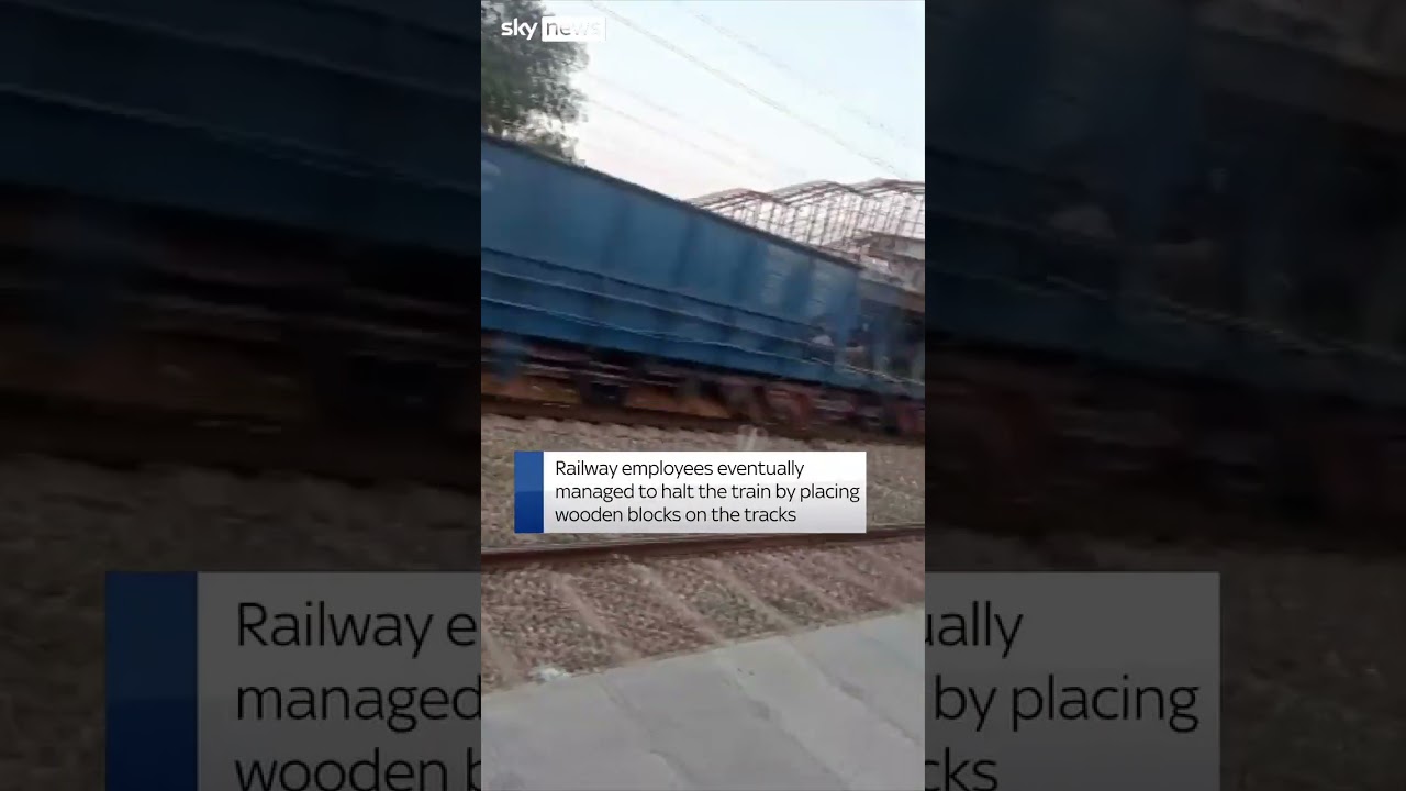 Train 'travels 40 miles without driver'