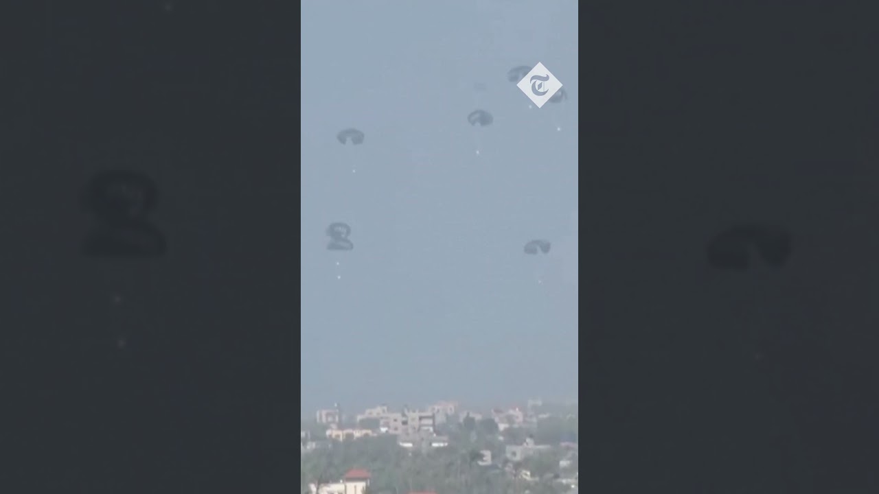 Jordan airdrops more supplies into Gaza as King Abdullah demands to double aid