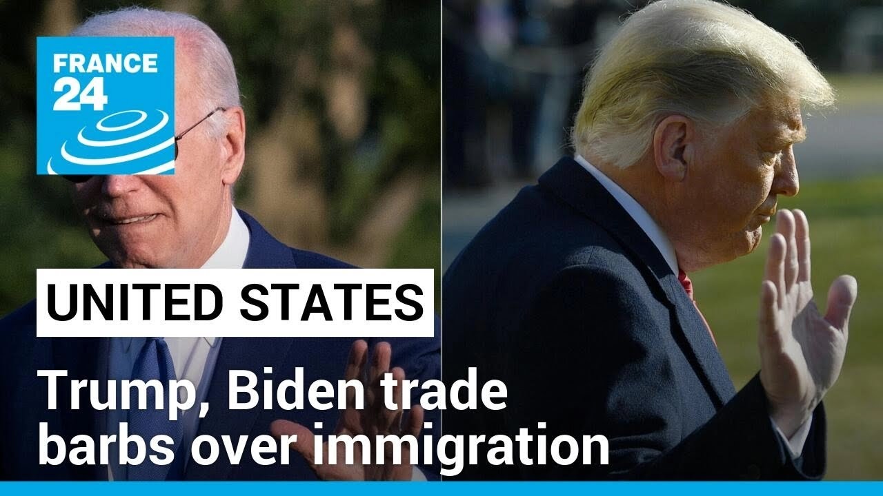 Trump, Biden trade barbs over immigration on rival US-Mexico border visits • FRANCE 24 English