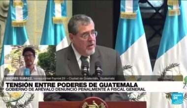 Informe desde Ciudad de Guatemala: Bernardo Arévalo denunció penalmente a la fiscal Consuelo Porras