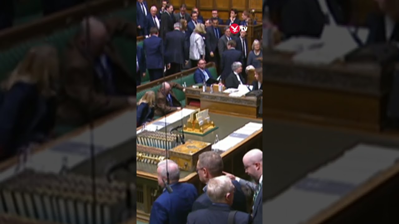Tory and SNP MP's stage commons walkout #shorts
