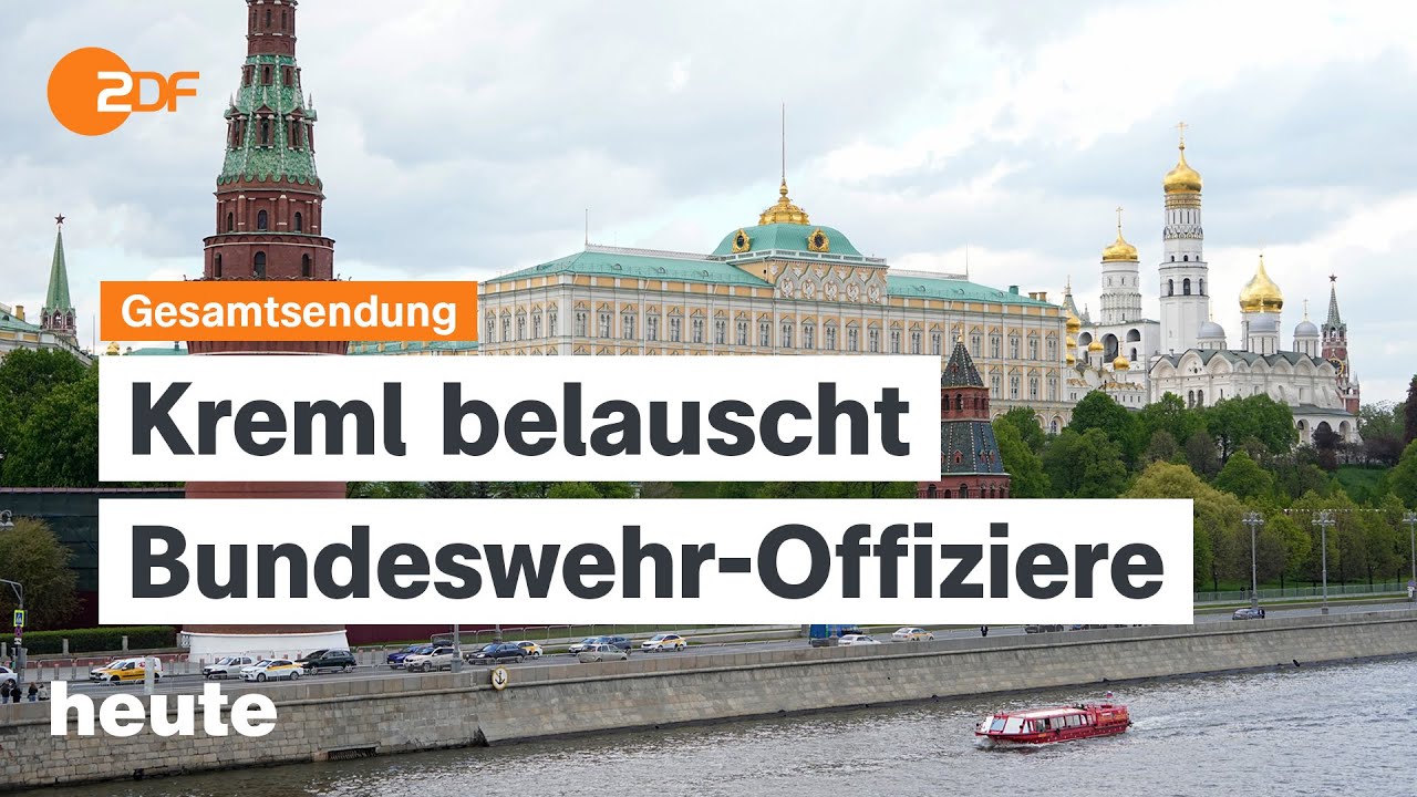 heute 19:00 Uhr 02.03.24 Russland belauscht Bundeswehr; Hilfsgüter an Gaza; Scholz in Rom (english)