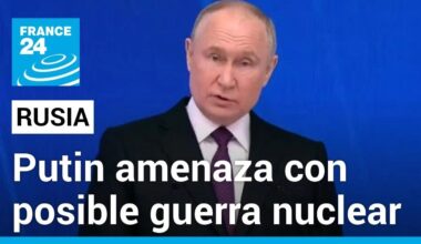Vladimir Putin volvió a poner sobre la mesa la posibilidad de un conflicto a nivel nuclear