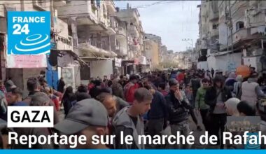 Reportage à Gaza : sur le marché de Rafah, les denrées alimentaires sont rares et chères