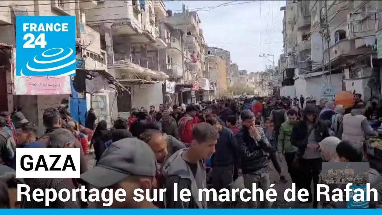 Reportage à Gaza : sur le marché de Rafah, les denrées alimentaires sont rares et chères