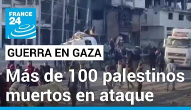 Ciudad de Gaza: más de 100 palestinos muertos en ataque atribuido a fuego israelí
