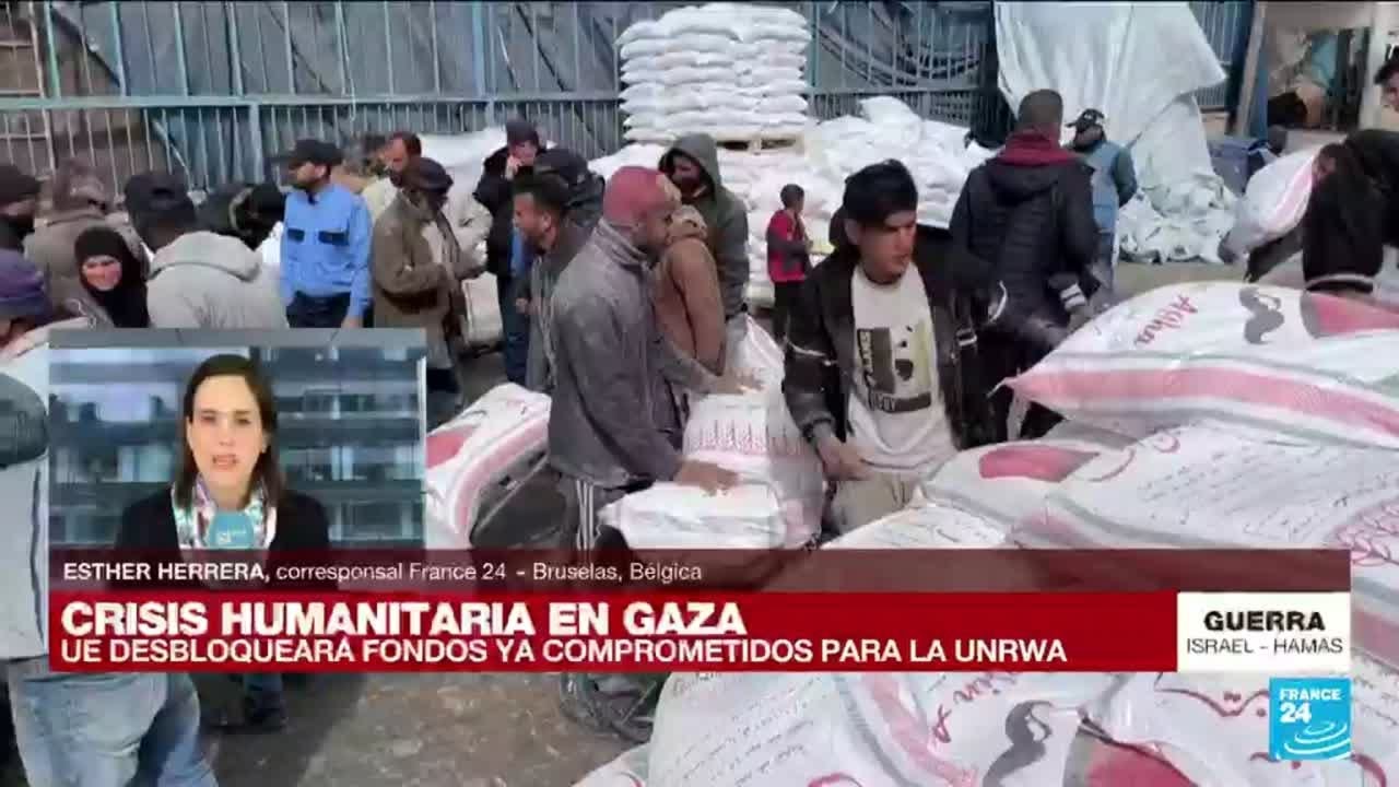 Informe desde Bruselas: UE libera fondos de ayuda para la UNRWA • FRANCE 24 Español