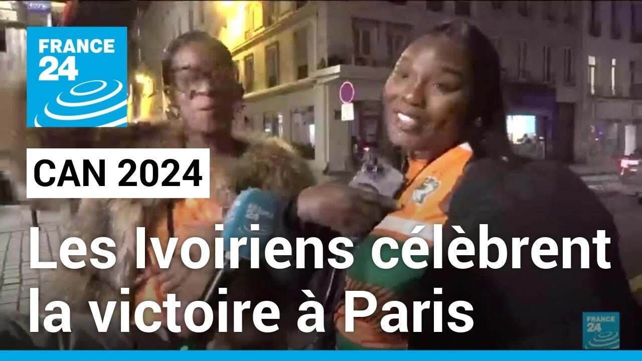 CAN 2024 : la diaspora ivoirienne en France célèbre la victoire dans les rues de Paris