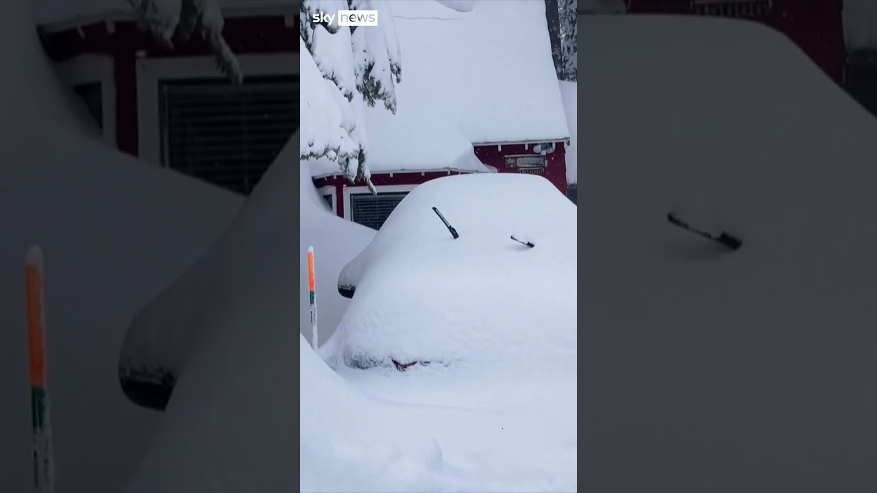 Massive blizzard hits western US