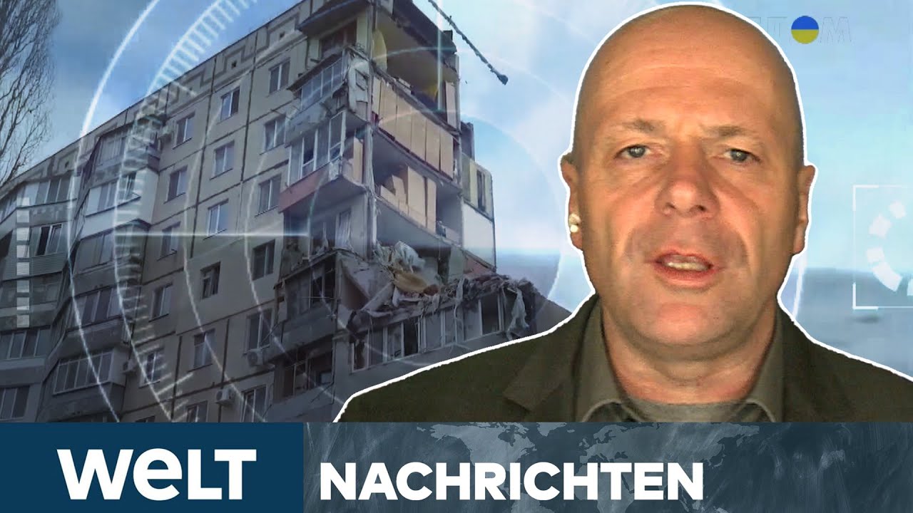 PUTINS KRIEG: "Russen waren auf der Jagd!" - Raketen-Hagel auf Odessa in Ukraine! I WELT STREAM