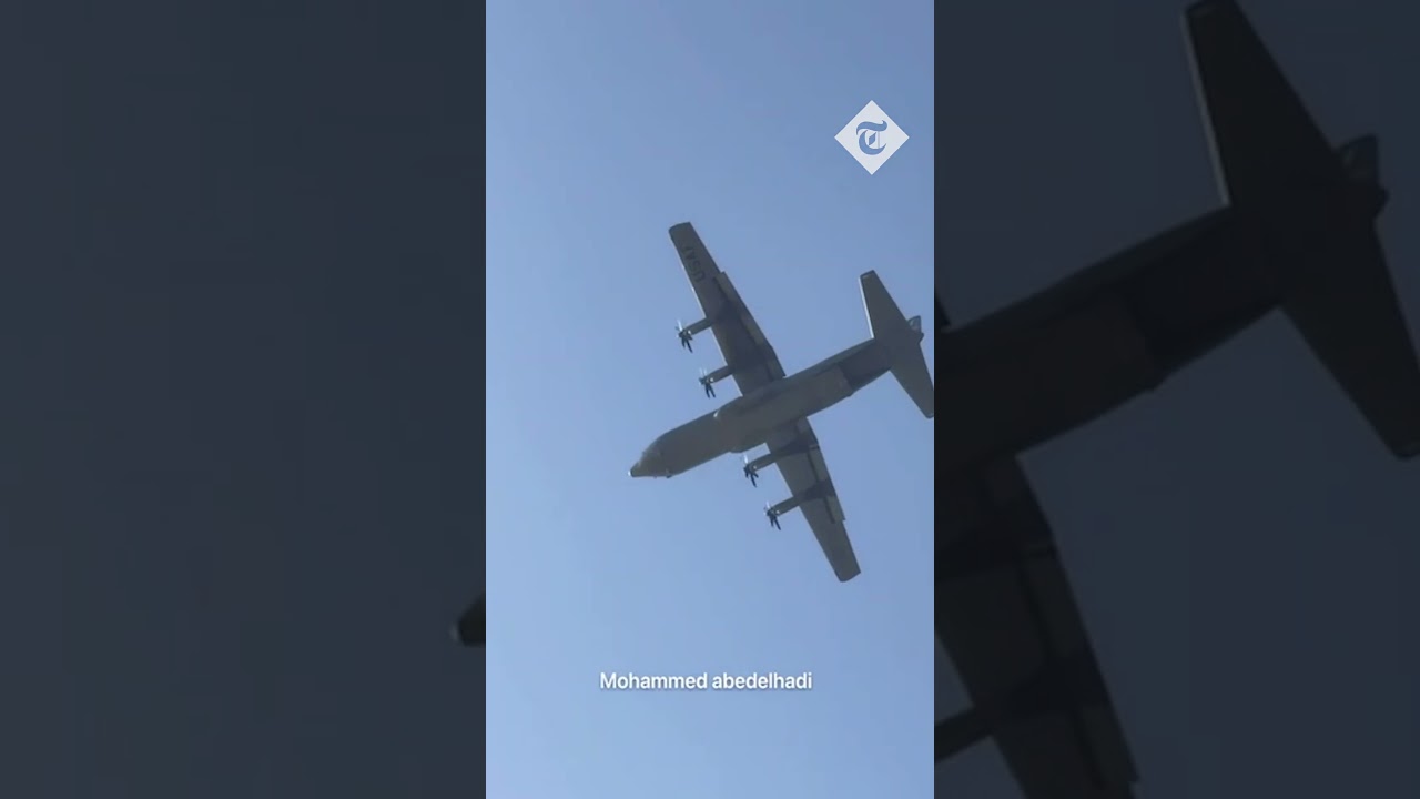 Palestinians cheer as US carries out first air drop of aid into Gaza