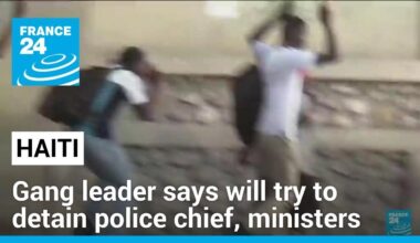 Gunfire paralyses Haiti as powerful gang leader says he will try to detain police chief, ministers