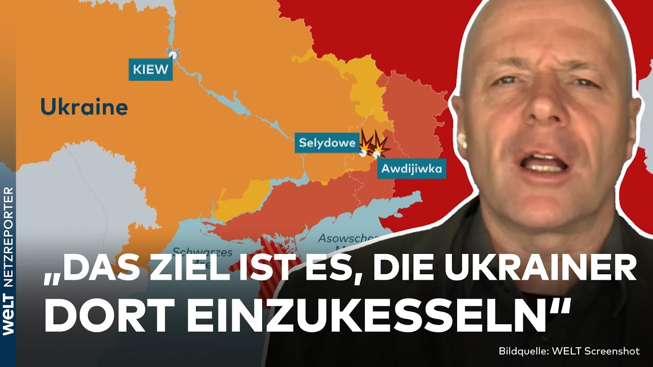 UKRAINE-KRIEG: Putins Truppen greifen Awdijiwka offenbar mit Iskander-Raketen an | WELT News