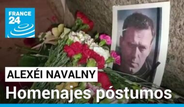 Homenajes póstumos a la memoria de Alexéi Navalny se extienden por Rusia • FRANCE 24 Español