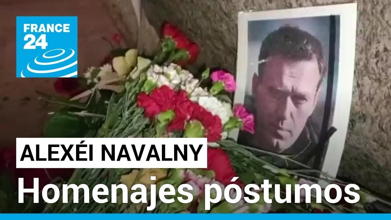 Homenajes póstumos a la memoria de Alexéi Navalny se extienden por Rusia • FRANCE 24 Español