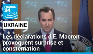 Troupes occidentales en Ukraine : les déclarations d'E. Macron provoquent surprise et consternation