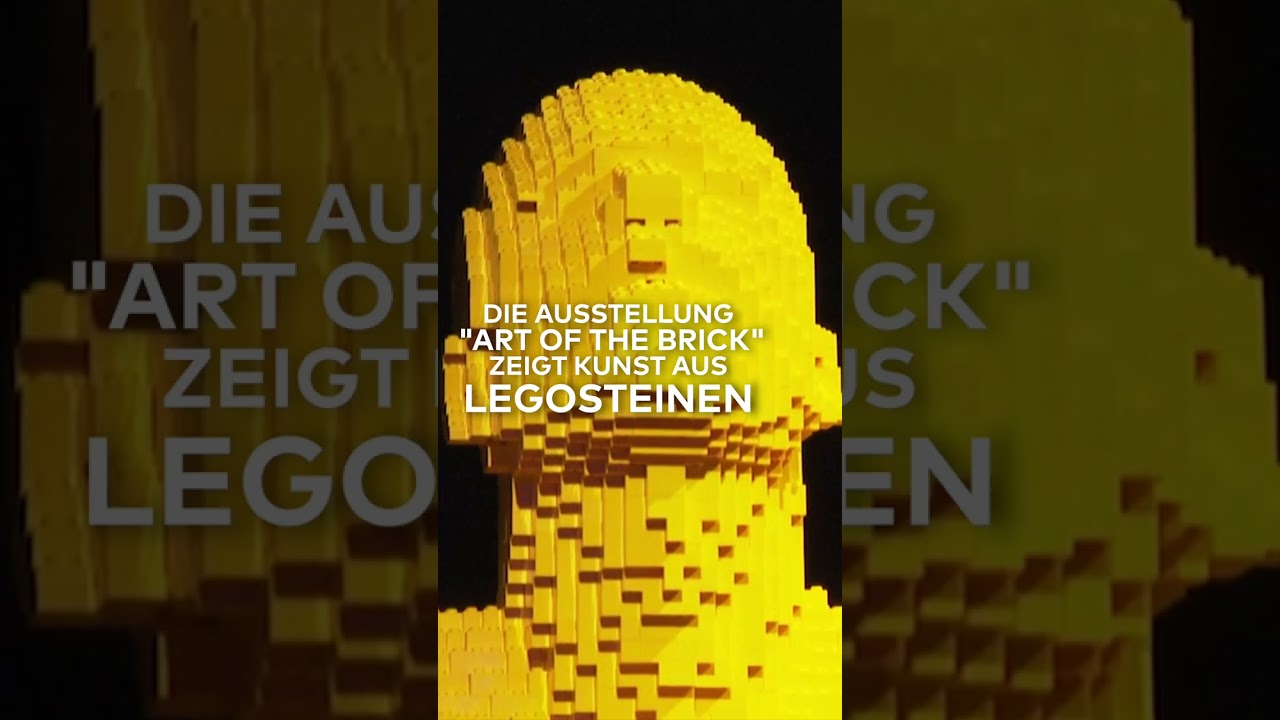 "ART OF THE BRICK":  Dieser Künstler baut klassische Kunstwerke aus Lego nach | WELT #shorts